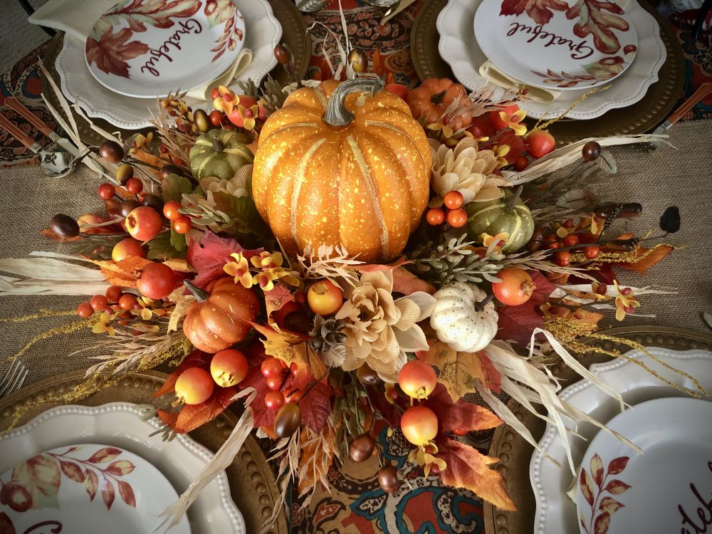 pumpkin centerpiece DIY 11