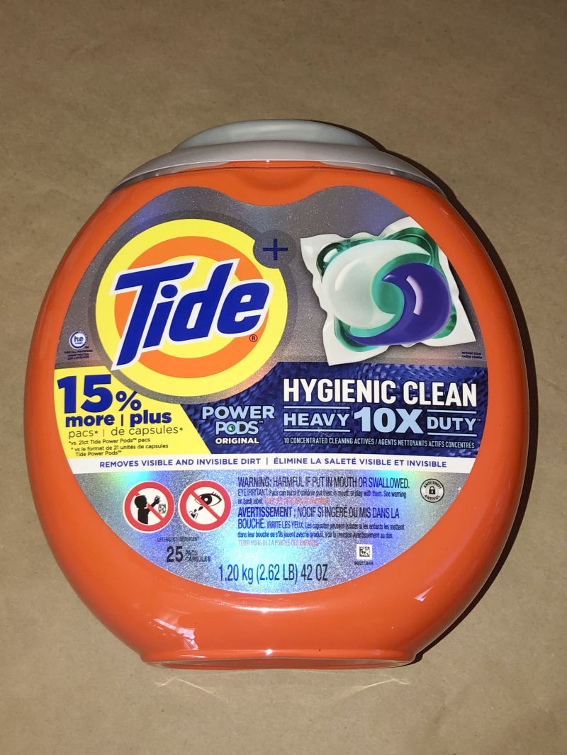 Tide pod container makeover 01