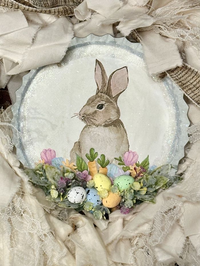 Dollar Tree Bottle Cap Easter Craft