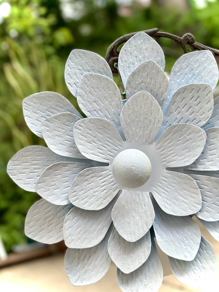 Paint it white, moon garden decor
