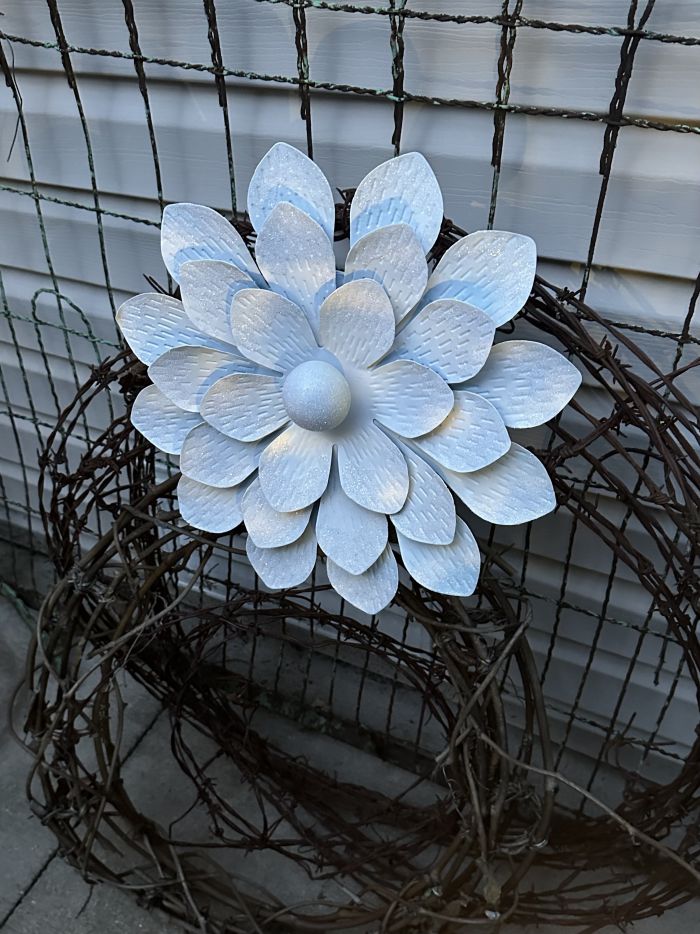 Paint it white, moon garden decor