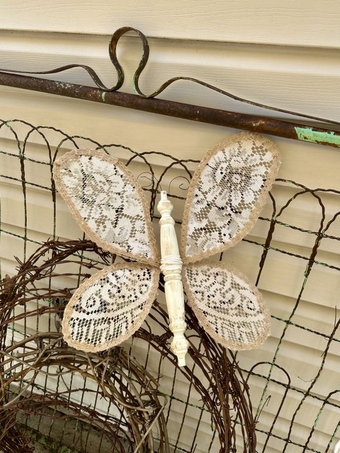 DIY Lace Butterfly