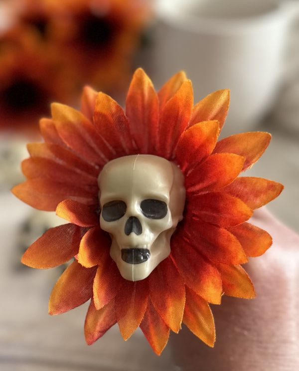 skull flowers