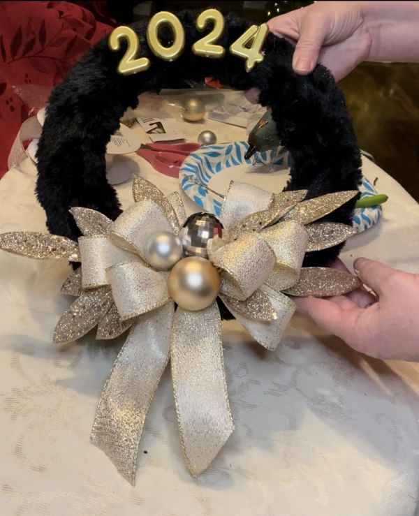 New Year’s wreath
