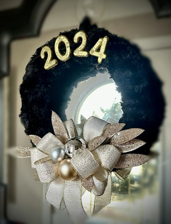 New Year’s wreath