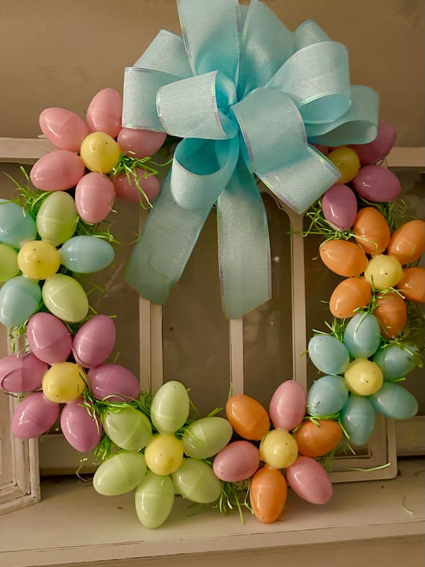 Easter egg wreath