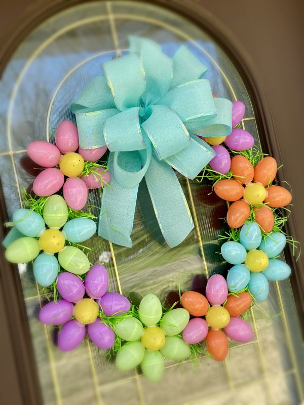 Easter egg wreath