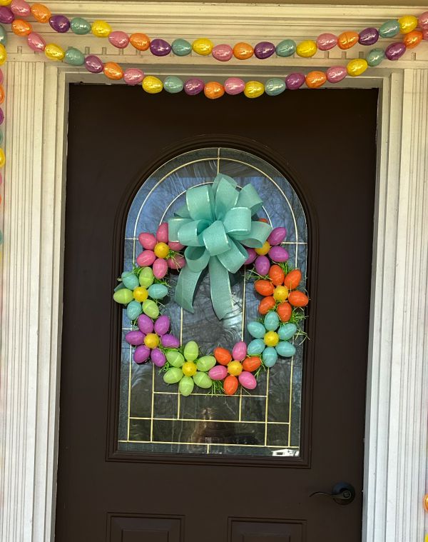 Easter egg wreath