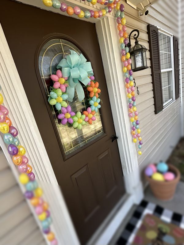 Easter egg wreath