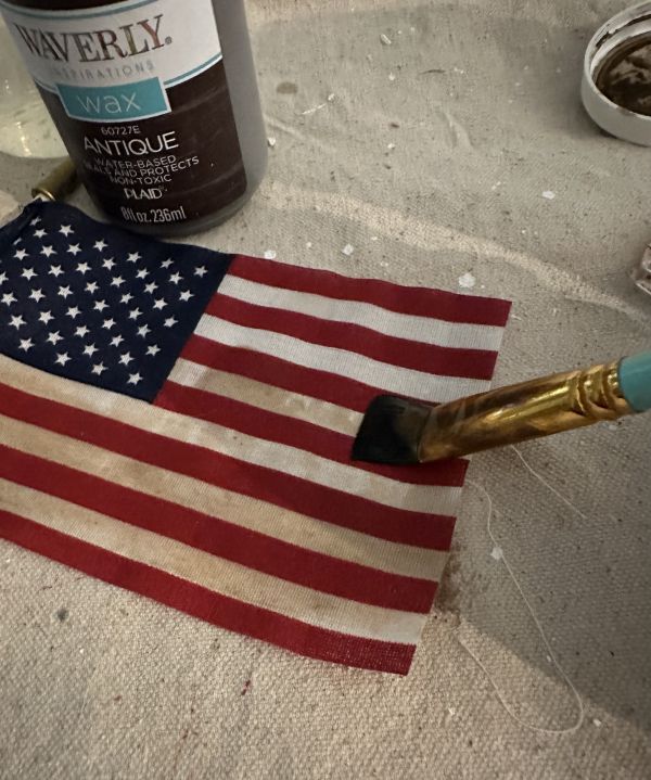 DIY antique flag