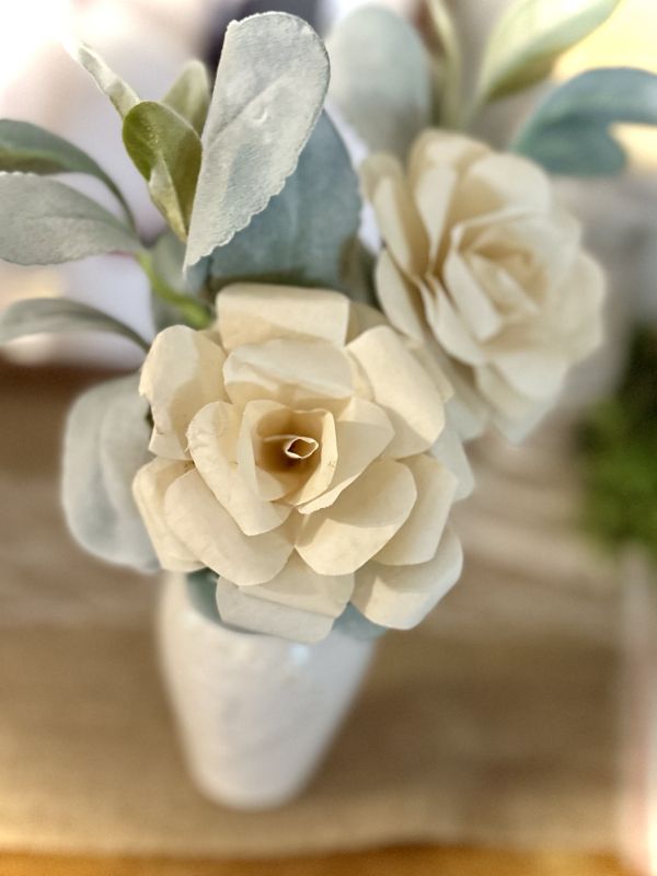 paper cupcake liner rose