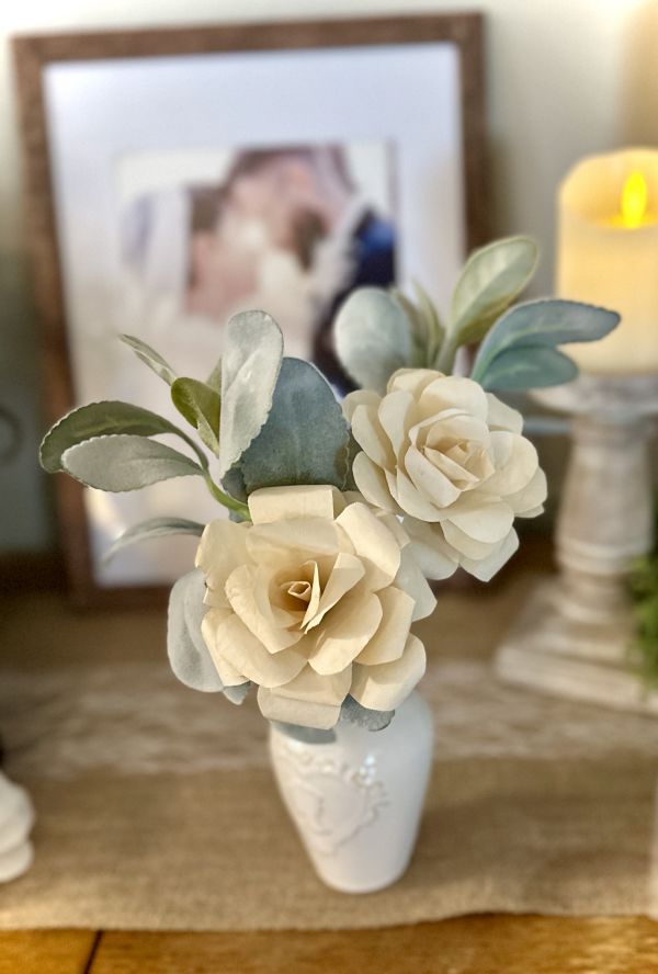 paper cupcake liner rose