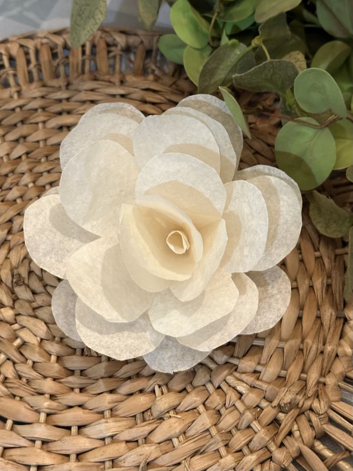 coffee filter rose