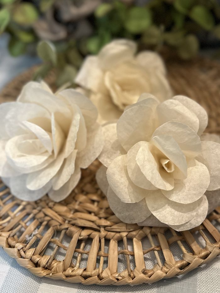 coffee filter rose