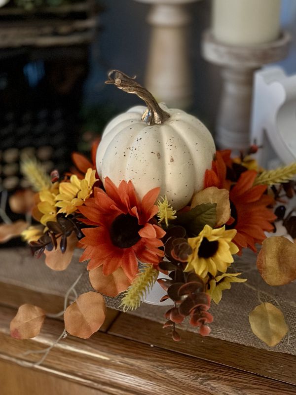 pumpkin centerpiece