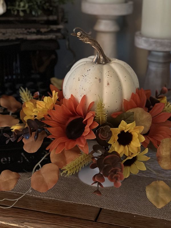 pumpkin centerpiece