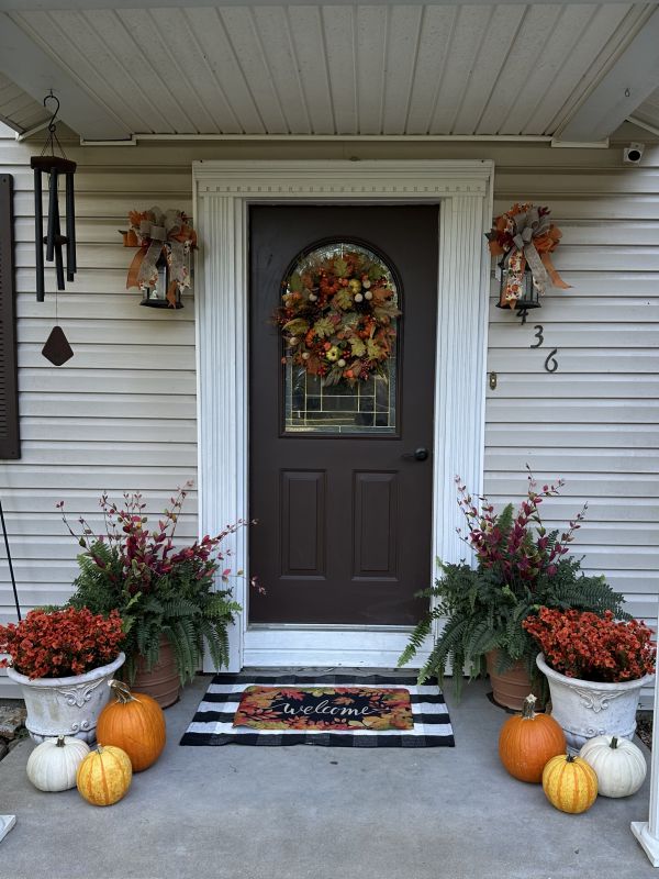 small front porch for fall