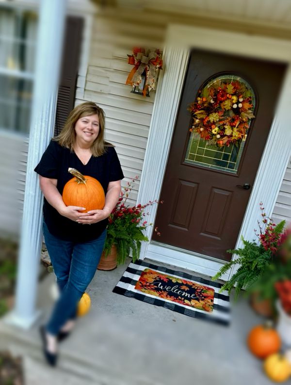 small front porch for fall