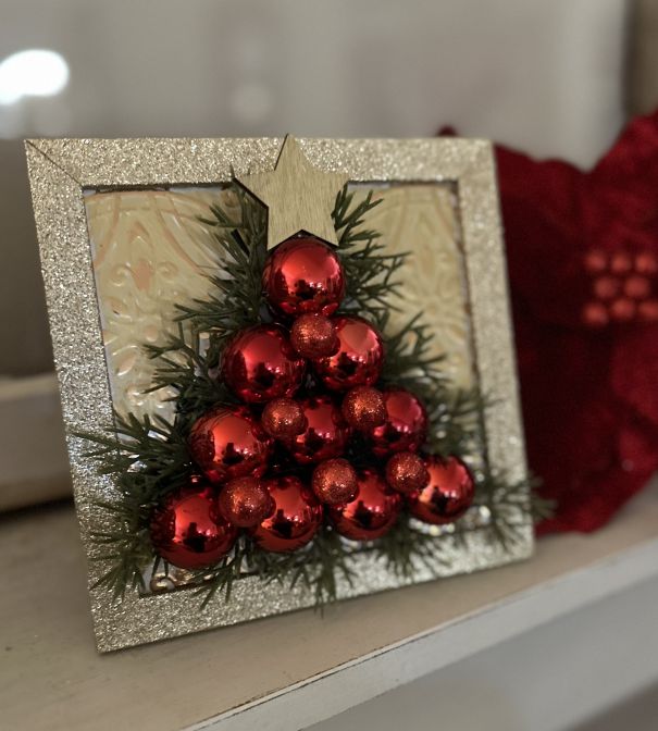 Christmas ideas for Dollar Tree frames