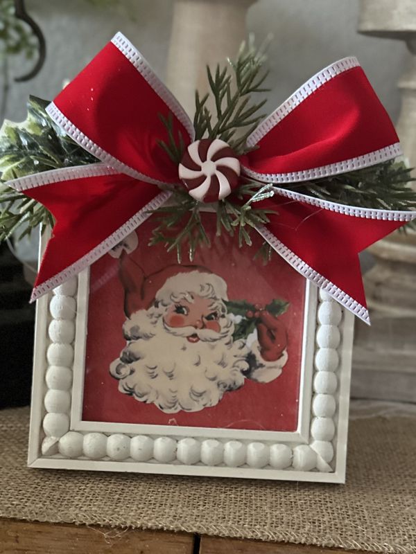 Christmas ideas for Dollar Tree frames