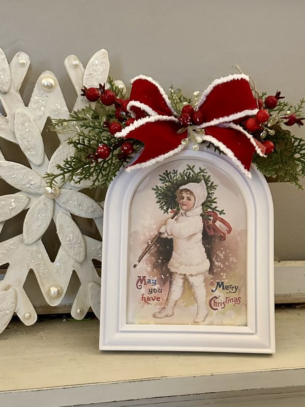 Christmas ideas for Dollar Tree frames