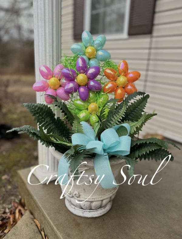 Easter egg flowers