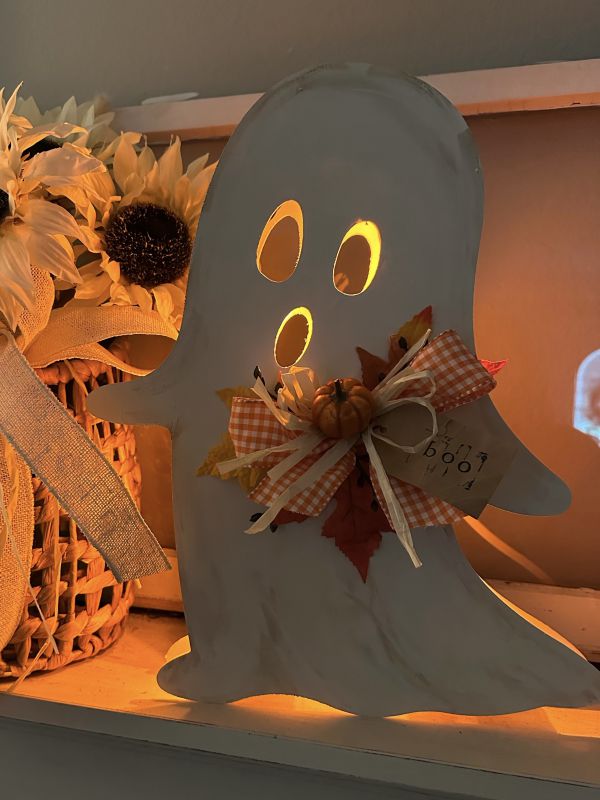 Dollar Tree light up ghost