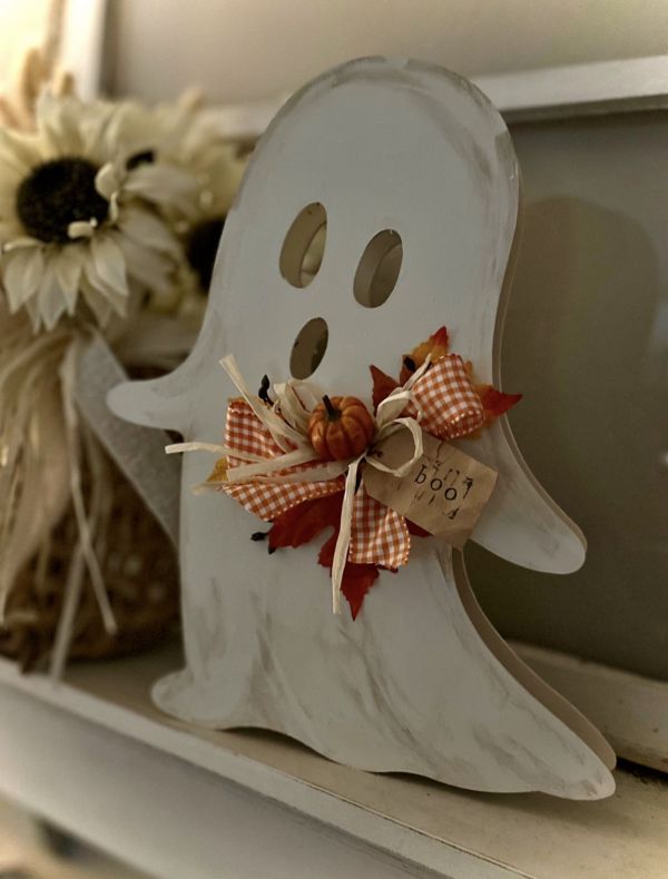 Dollar Tree light up ghost